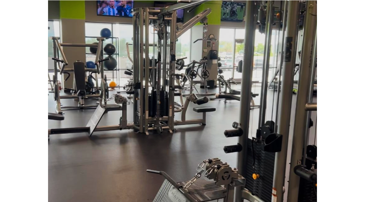 State-of-the-art gym in Ammon, Idaho equipped with cable machines for versatile strength training